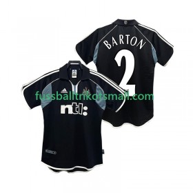 Fußballtrikots Newcastle United BARTON 2 2000 2001 Retro Kurzarm Auswärts-trikot kaufen